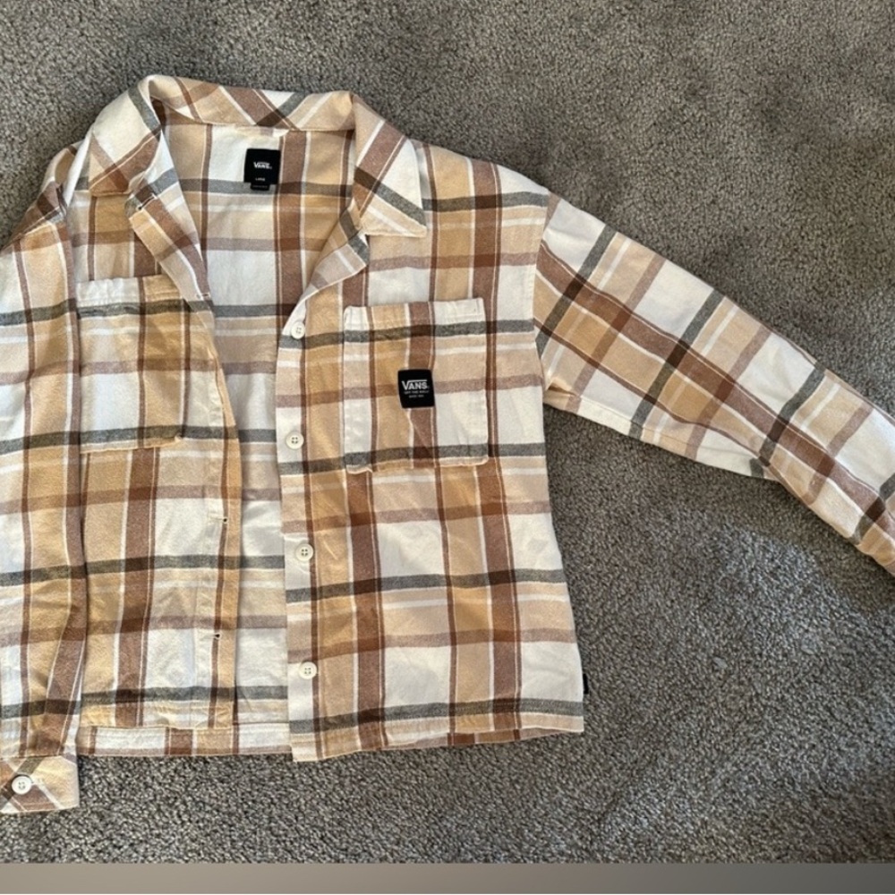 Vans Plaid Button-Up Shirt woman’s large
